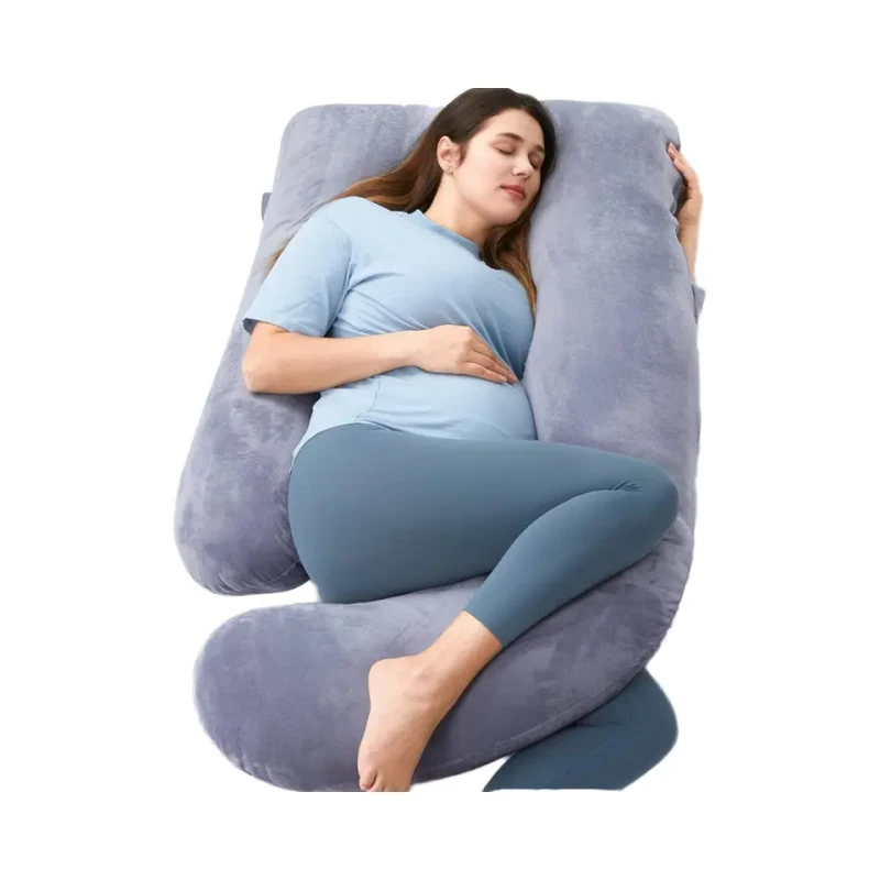 57-Inch-U-Shaped-Full-Body-Pillow-with-Removable-Cover-Sleep-Support-for-Back-Legs-Belly-Hips-Maternity