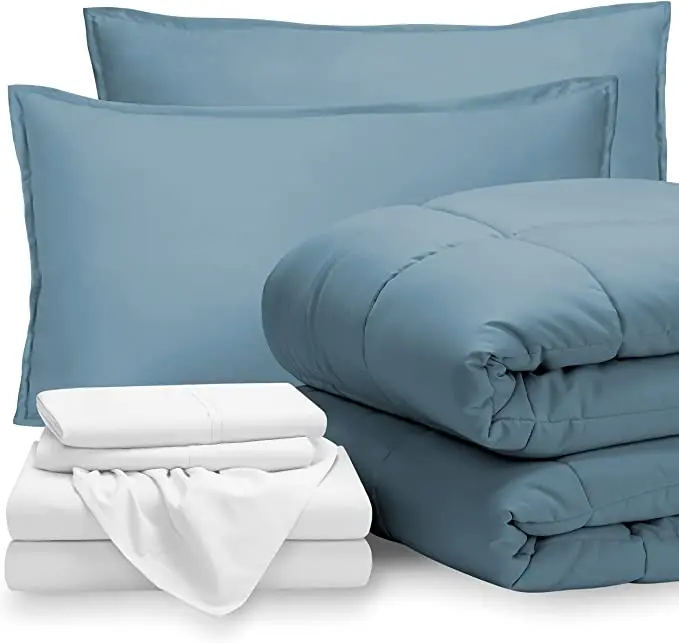 7-Pieces-Hotel-Bedding-Comforter-Set-Soft-1800-Premium-Bed-Set