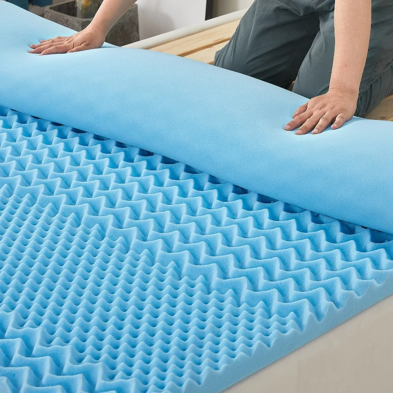 7-Zone-Memory-Foam-Mattress-Comfortable-Mattress-Topper-for-Back-Pain-Relief-Packaged-in-Rolls-Bed-Topper-Queen-Size
