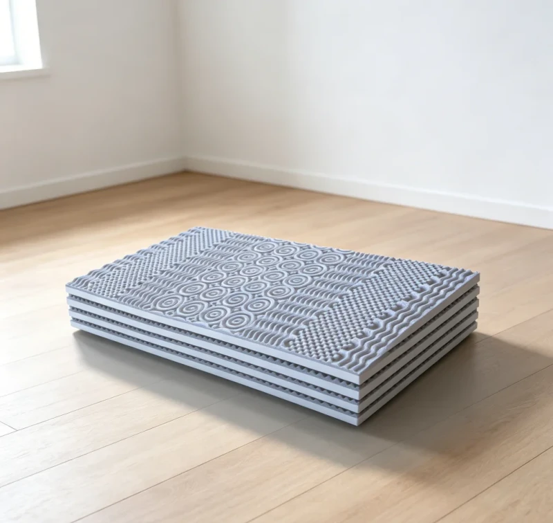 7-Zone-Memory-Foam-Soft-Mattress-Gel-Infused-Topper-Home-Pressure-Relieving-with-Breathable-Fabric