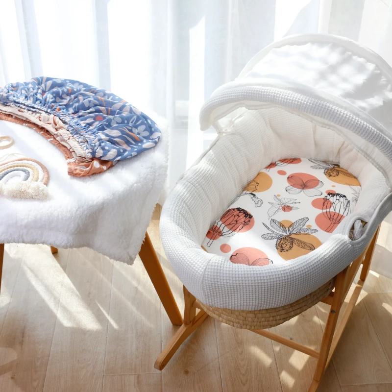 70-Bamboo-30-Cotton-Comfortable-Skin-Friendly-Natural-Cotton-Wrinkle-Resistance-Baby-Bed-Bassinet-Sheet