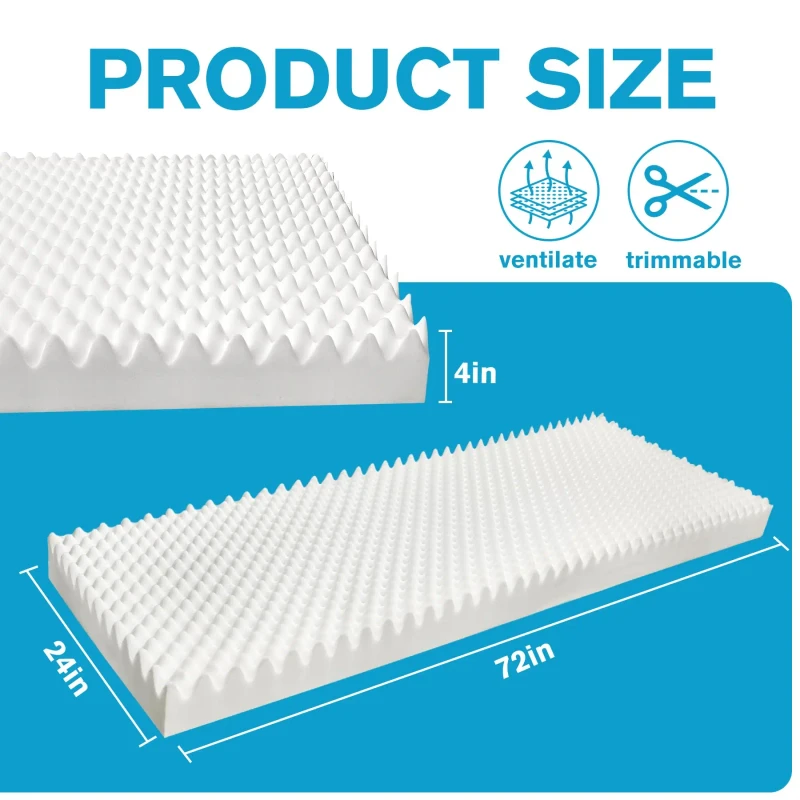 72-24-4-Inch-Egg-Crate-Foam-Padding-Pressure-Relieving-Cushion-Pad-Foam-Mattress-for-Sofa-Chair-Hospital