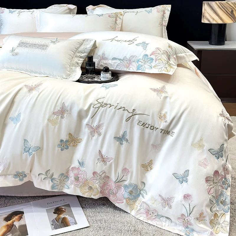 A-Class-Baby-Grade-240S-Long-Staple-Cotton-Bedding-Set-Embroidery-Duvet-Cover-Skin-Friendly-Luxury-Set