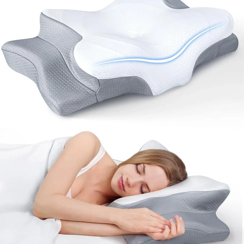 AL-Butterfly-shaped-Memory-Foam-Cervical-Pillow-with-Neck-Protection-Slow-Rebound-Customizable-Core