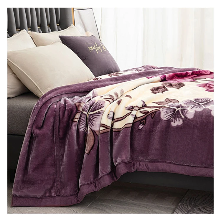 According-Customer-Require-Multi-Purpose-Modern-Minimalist-Design-Raschel-Blanket