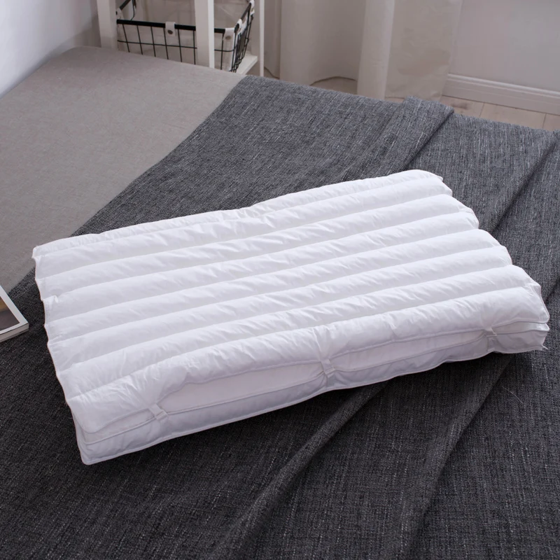 Adjustable-2-in-1-Adult-Single-White-Buckwheat-Pillow-Modern-Solid-Plant-Pattern-Breathable-Eco-Friendly-Neck-Support