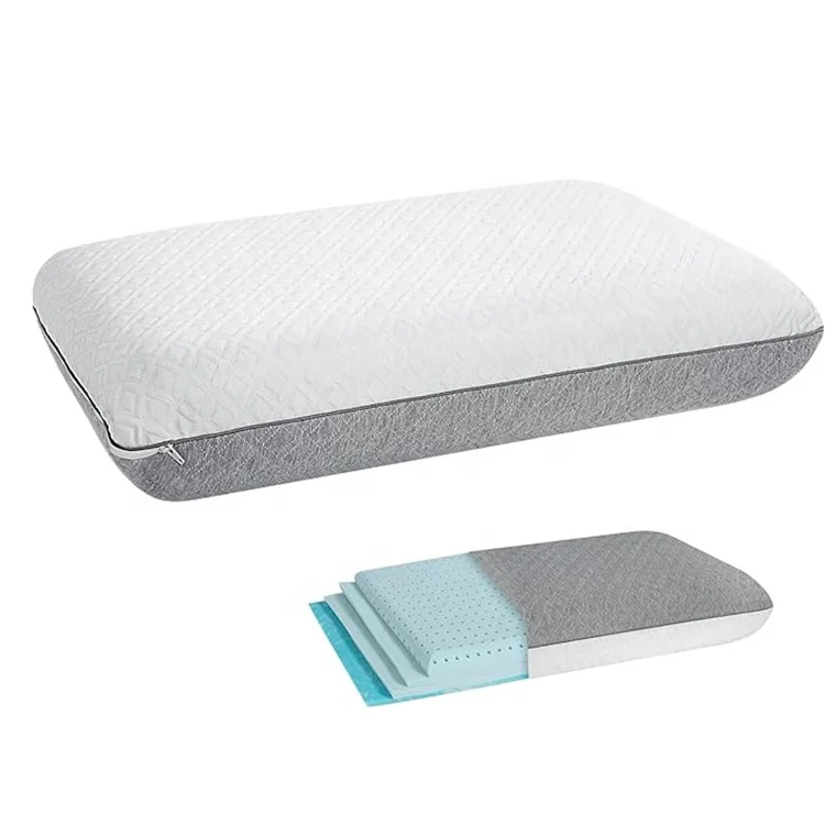 Adjustable-Custom-3-4-Layers-Slow-Rebound-Memory-Foam-Sleeping-Bed-Neck-Pillow
