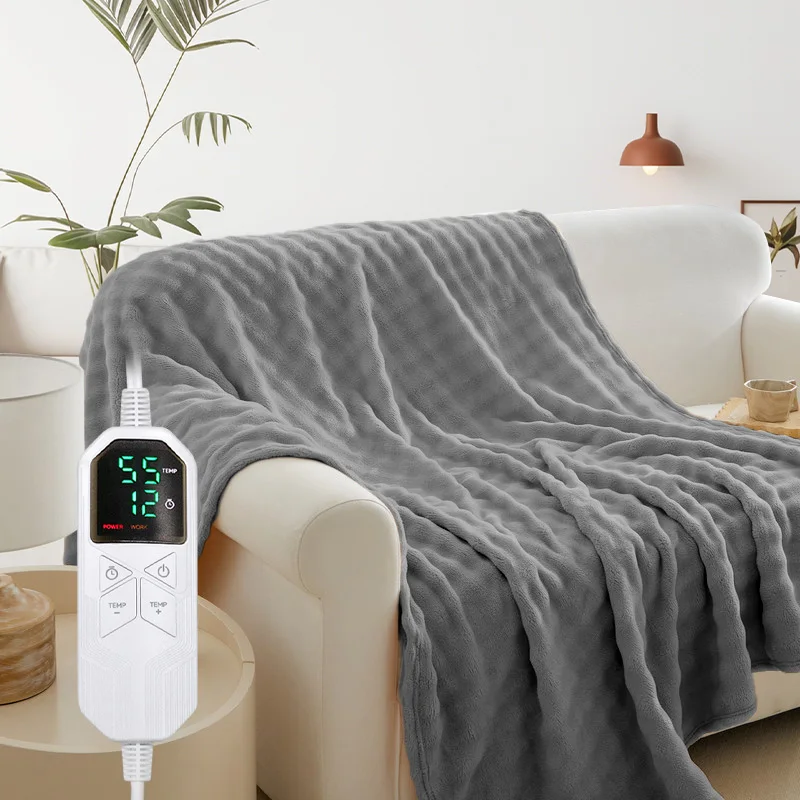Adjustable-Temperature-Flannel-Bubble-Heating-Blanket-with-Overheat-Protection-Washable-220V-110V-Electric-Blankets