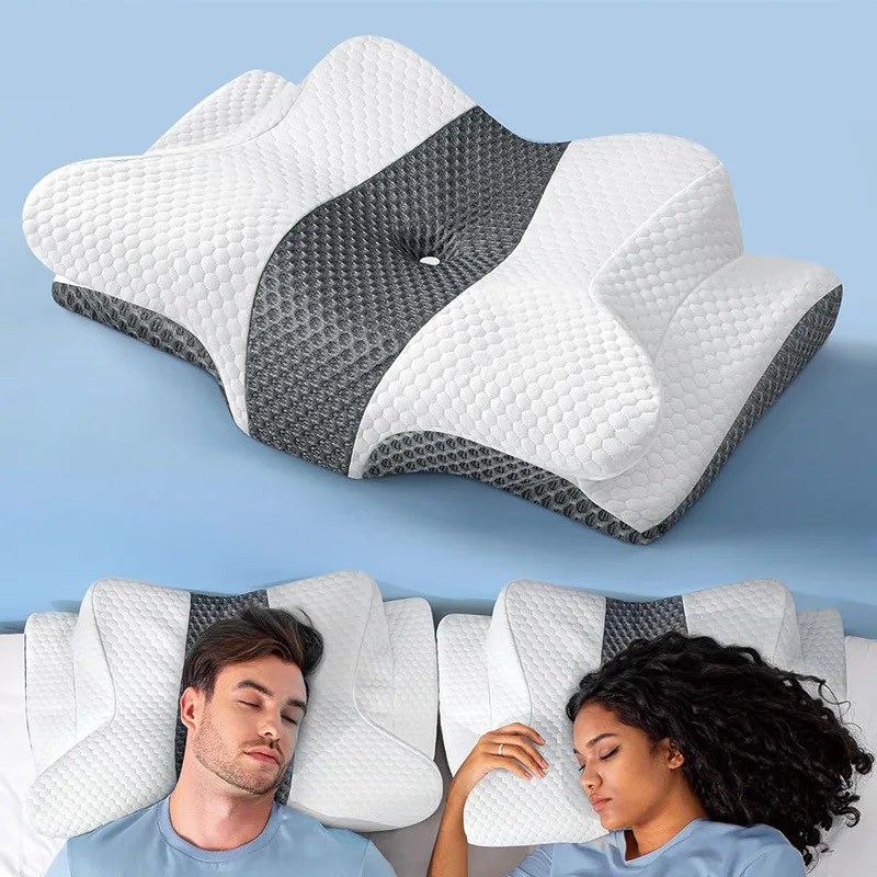 Adult-Butterfly-Shaped-Neck-Pillow-for-Sleep-on-the-Bed-Latex-Pillow-Memory-Foam-Pillow