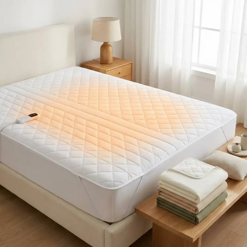 Air-Layer-Electric-Underblanket-Single-Needle-Quilting-Safety-Overheat-Protection