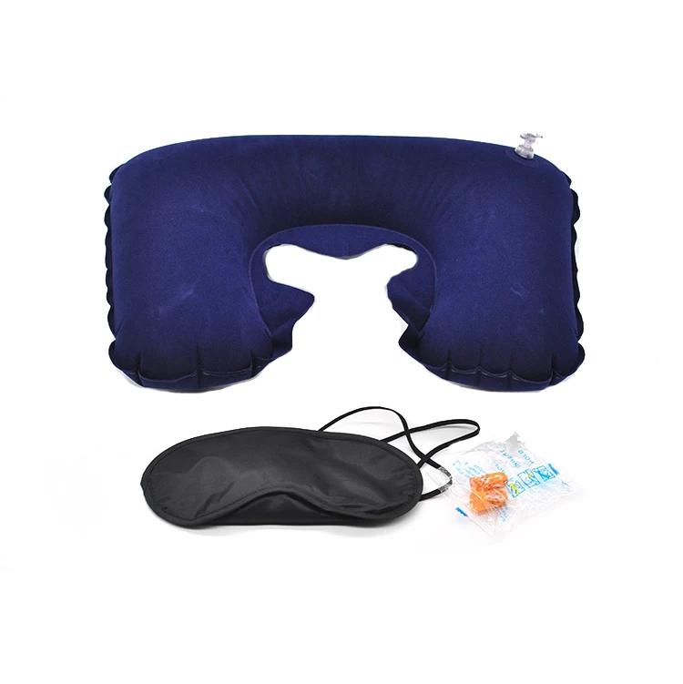 Airline-Travel-Amenity-Kits-Including-Inflatable-Pillow-Eye-Mask-Earplug-Pouch-Travel-Kit-Airline-Sleeping-Kit