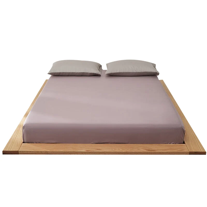 Alenhome-Clair-100-Cotton-Fitted-Bed-Sheet-Set-With-Pillowcase-Three-Piece-Embroidery-Soft-Breathable-Bedset