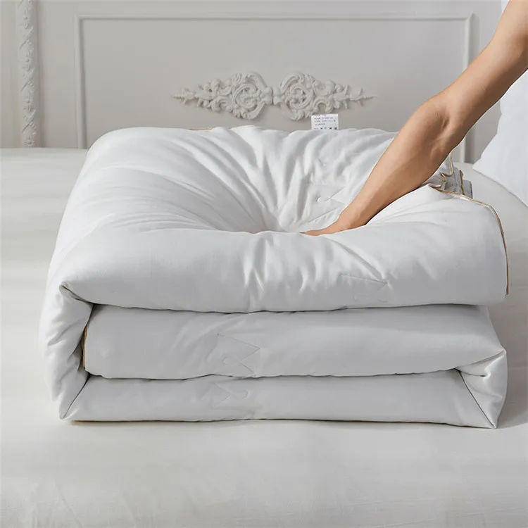 All-Season-150GSM-Handmade-Printed-Quilts-100-Pure-Silk-Filled-with-Cotton-Shell-for-Home-Use