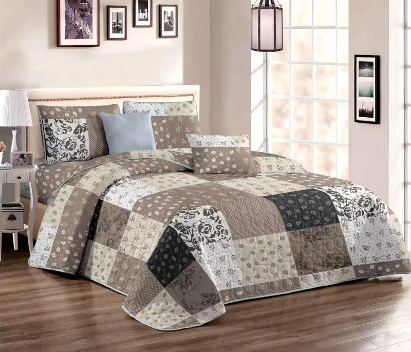 All-Season-3-Pieces-Luxury-Plant-and-Floral-Bedspread-Coverlet-BedCover-Set-for-Home-Hotel