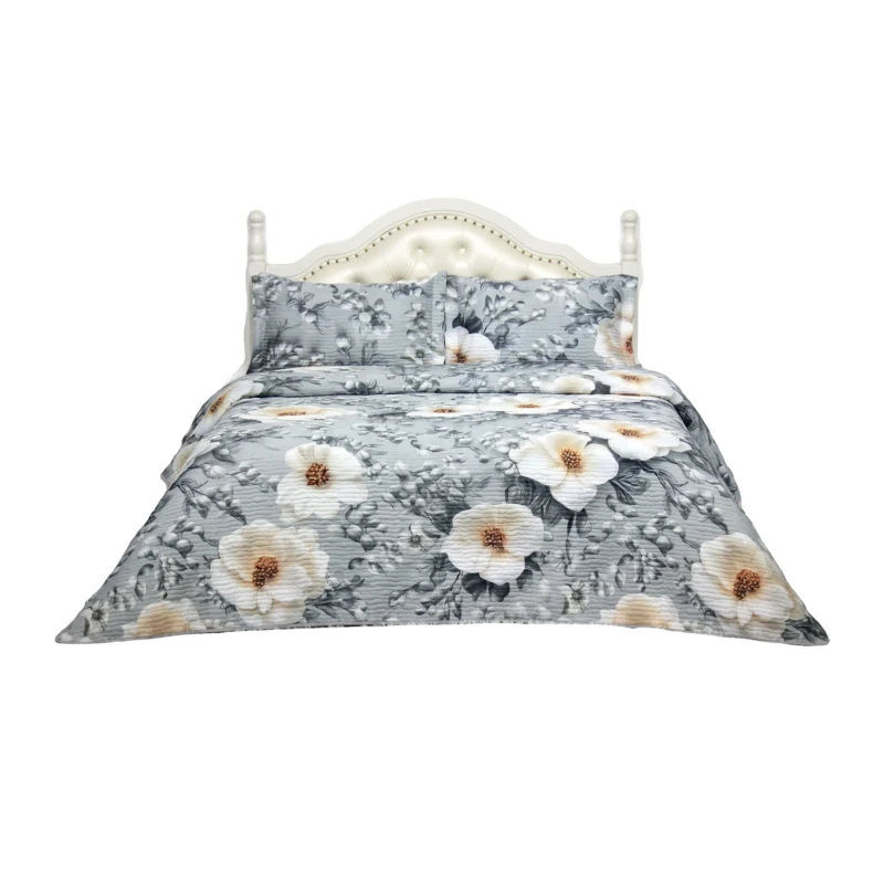 All-Season-3D-Printed-Jacquard-Floral-Quilted-Comforter-Set-Eco-Friendly-Polyester-Filled-Customizable-for-Home-Hotel