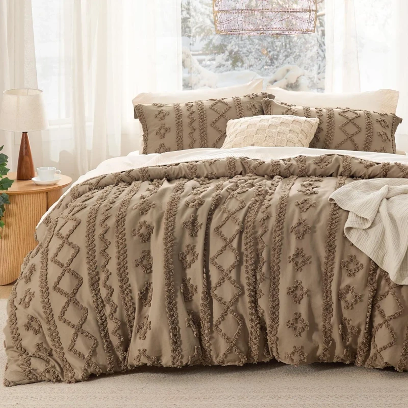 All-Season-Customized-Boho-Tufted-Duvet-Comforter-Bed-Set-King-Queen-Full-Size-Soft-3Pcs-Bedding-Comforter-Sets