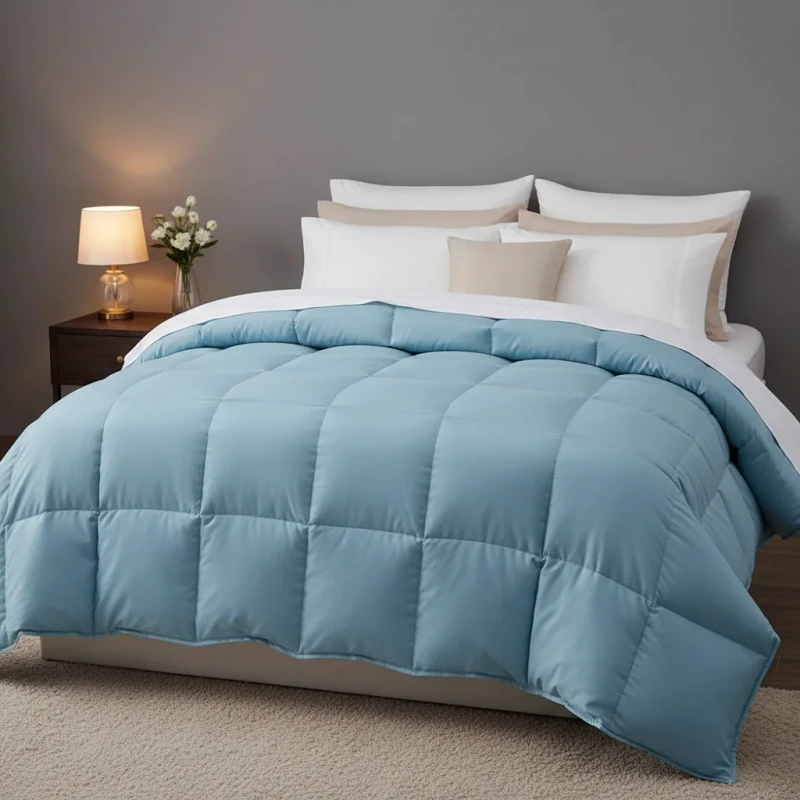 All-Season-Duvet-Comforter-Set-100-Polyester-Filling-Anti-Pilling-Modern-Style-Solid-Color-for-Home-Hotel-Use