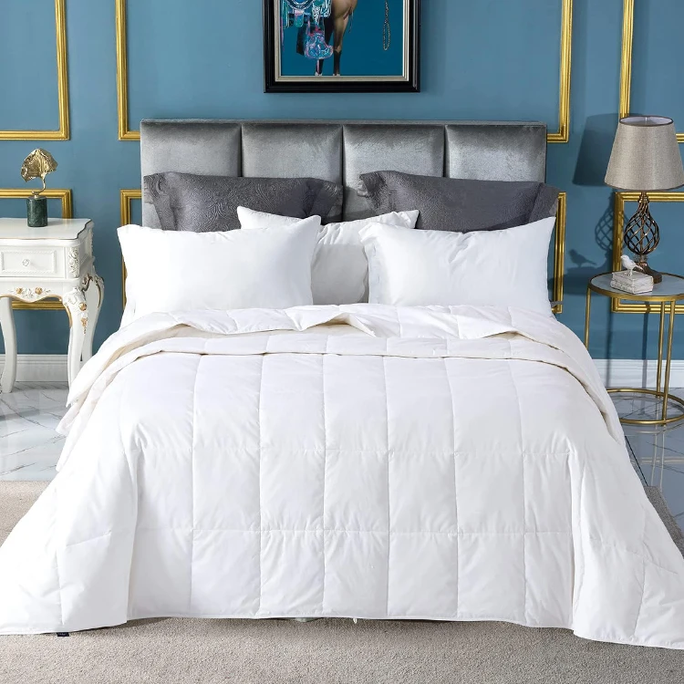 All-Season-Korean-Style-Comforter-Feather-Down-Duvets-Home-Bed-Quilt-Ultralight-Comforter