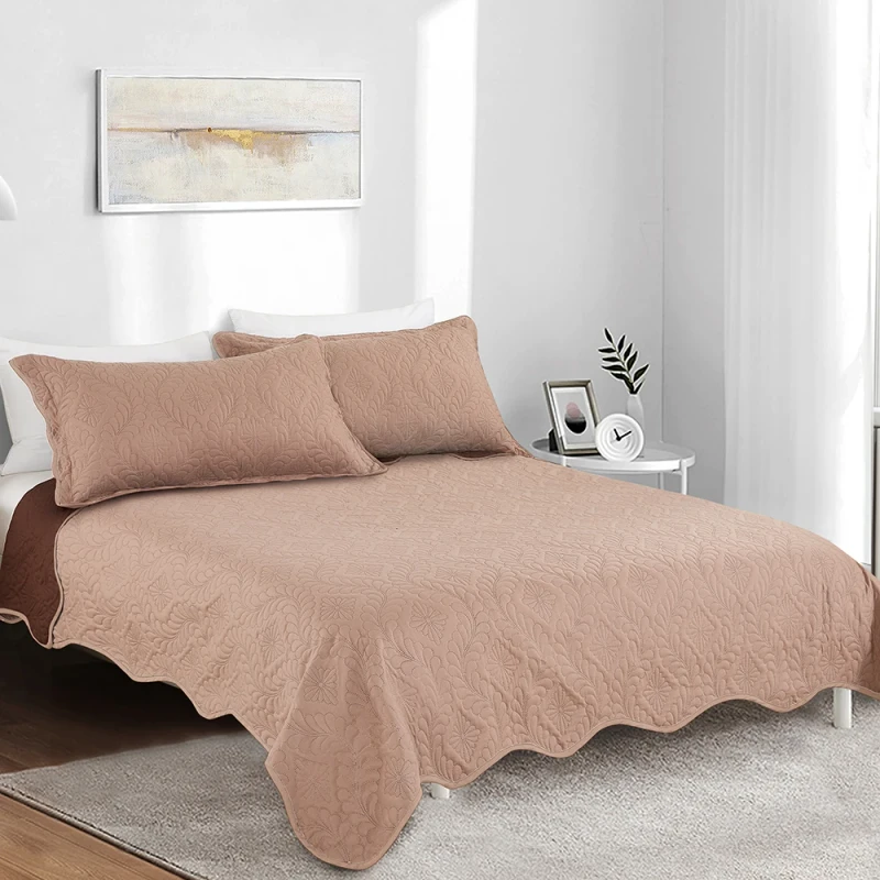 All-Season-Summer-King-Size-Coverlet-Big-Size-Bedspread-With-Two-Pillow-Case-Quilt-Set