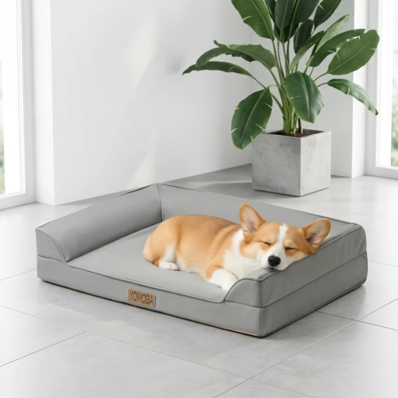All-Seasons-Dog-Cat-Bed-Waterproof-900D-Oxford-Fabric-Orthopedic-Foam-Durable-Removable-Cover-Indoor-Outdoor-Use