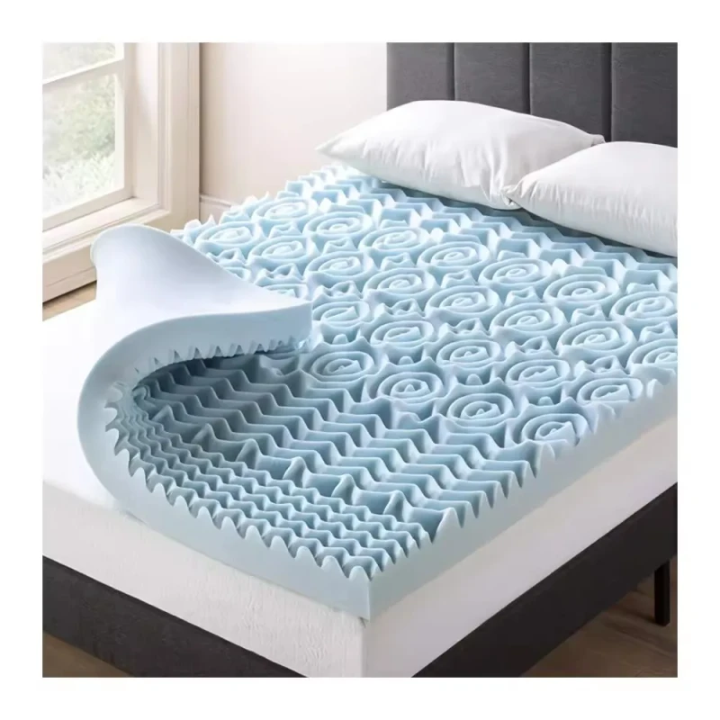 All-Size-Home-use-Memory-Foam-5-Zones-Mattress-Topper-With-Gel