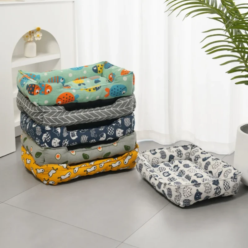 All-season-Modern-Classic-Extra-Large-Pet-Bed-Linen-Breathable-Teddy-Bear-Design-Removable-Washable-Portable-Dog-Cat-Bed