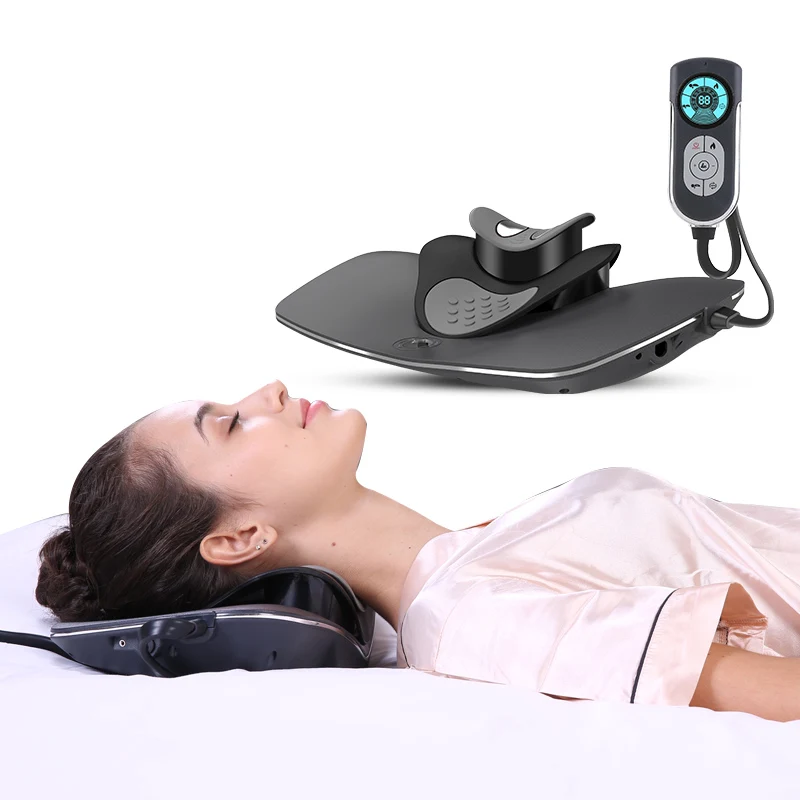 Alphay-Inflatable-Neck-Stretcher-Electric-Massager-Cervical-Traction-Neck-Rest-Massage-Pillow