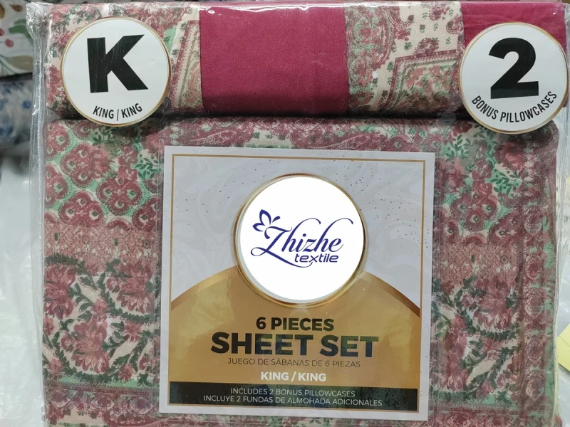 American-Design-King-Size-Bedding-Set-6-Pieces-Touch-Pillowcases-3-Places-2-Bedsheets-4-Pillowcases-Striped-Flat