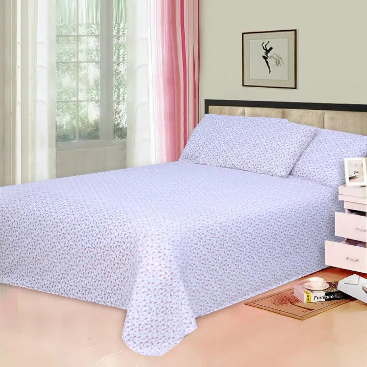 American-Style-Luxury-Printed-Queen-Size-Bedding-Set-500TC-Polyester-Fabric-Anti-static-Anti-Pilling-Customizable-Home-Textile
