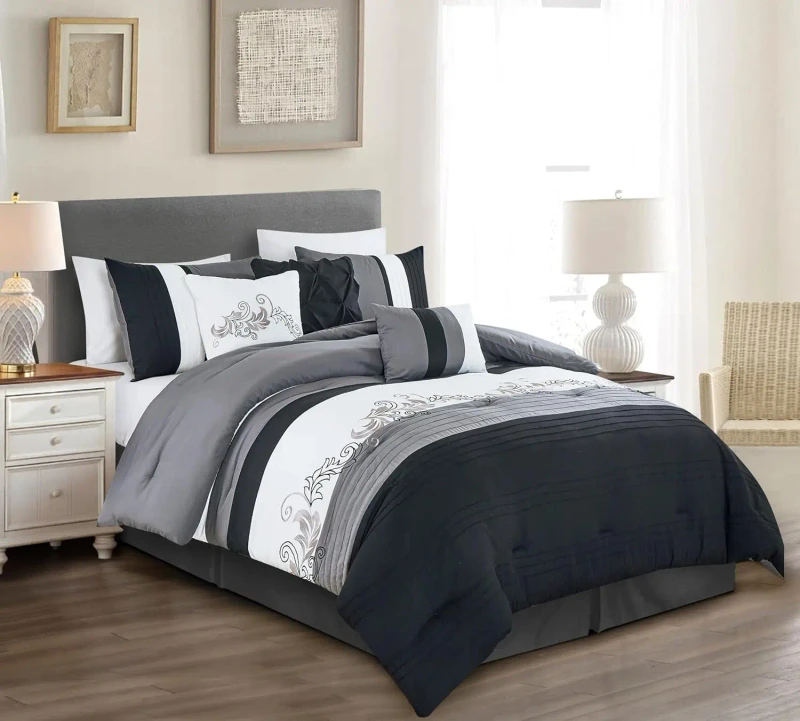 American-Style-Soft-King-Size-100-Microfiber-Comforter-Sets-Bedding-Luxury-Comforter-Sets