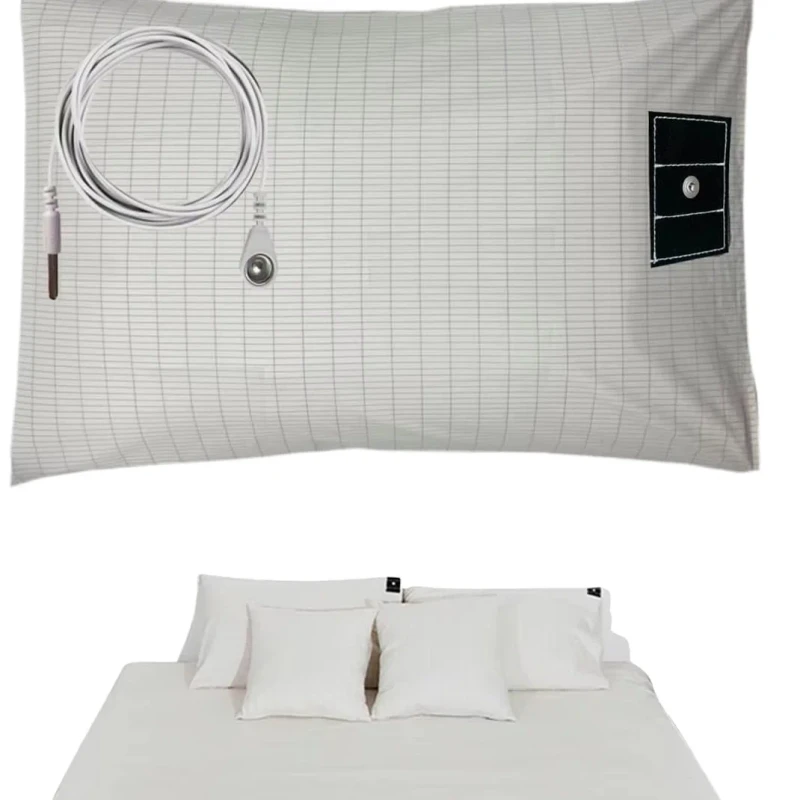 Antibacterial-Grounding-Conductive-Silver-Fibers-Organic-Cotton-Flat-Sheet-200TC-Improves-Sleep-Alleviates-Anxiety