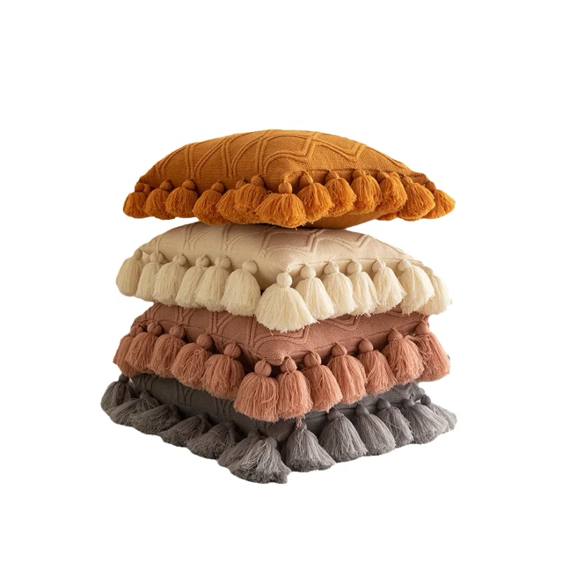 Autumn-Throw-Pillows-Fringed-Soft-Woven-Throw-Pillows-for-Home-Decor-Cushion