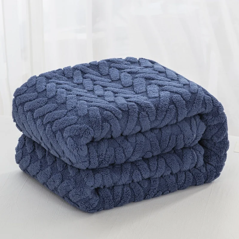 Autumn-Winter-Four-Seasons-Four-Sided-Jacquard-Tower-Velvet-Bed-Blanket-Thickened-Warm-Print-Blankets