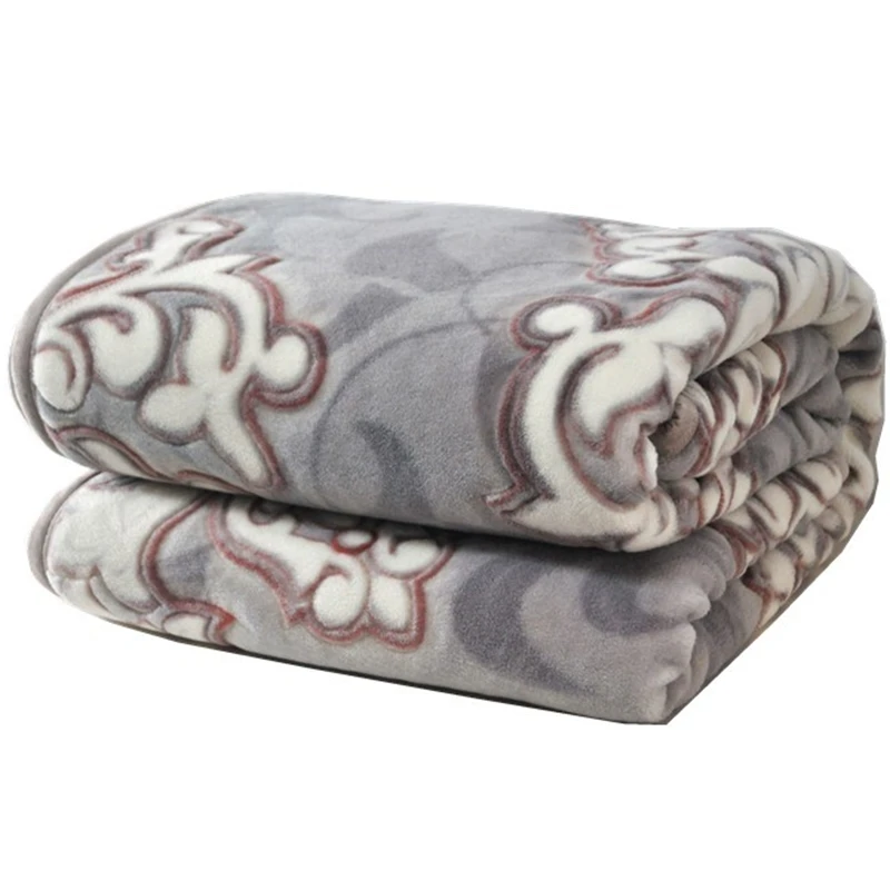 BLUE-PHOENIX-Luxury-Wool-Double-Layer-Raschel-Blanket-Super-King-Size-100-Australia-Festival-Floral-Printed-OEKO-TEX-Certified