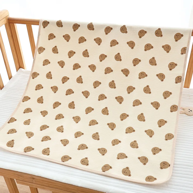 Baby-Care-Changing-Pad-Waterproof-Soft-Cotton-Quilted-Side-Portable-Foldable-Mat-with-Animal-Print-for-Baby-Diapering