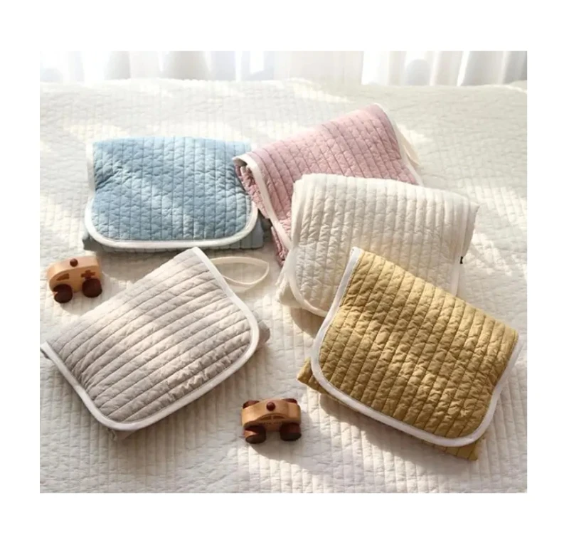 Baby-Changing-Mat-Quilted-Soft-Cotton-50x70cm-Foldable-Large-Diaper-Changer-Newborn-Waterproof-Changing-Pads-Floor-Play-Mat
