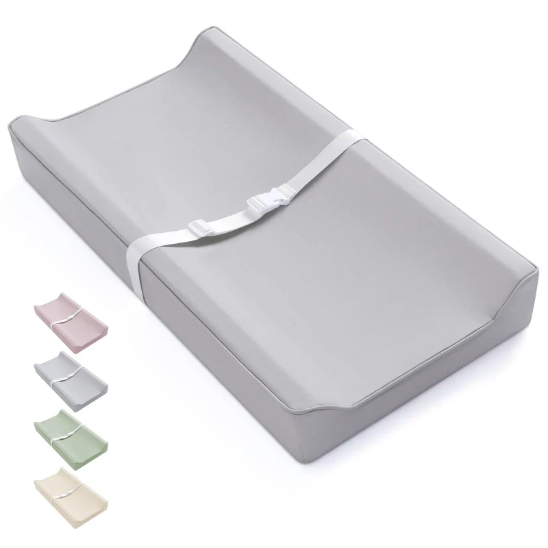 Baby-Changing-Pad-with-Waterproof-and-Wipe-Clean-PU-Leather-Cover-Standard-Size-Cozy-Diaper-Changing-Pad