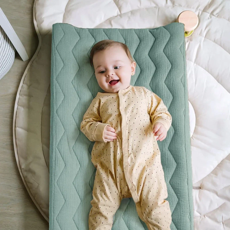 Baby-Cradle-Fitted-Sheet-Crinkle-Cloth-Changing-Pad-Cover-Mattress-Protector-Massage-Care-Table-Cover