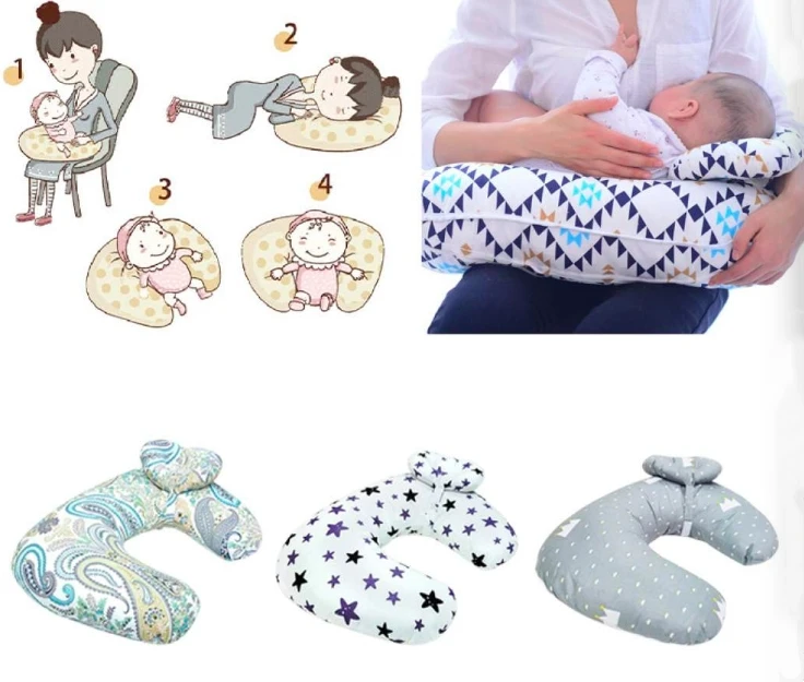 Baby-Feeding-Pillow-Newborn-Nursing-Breastfeeding-U-Shaped-Cotton-Maternity-Head-Support-Pillow