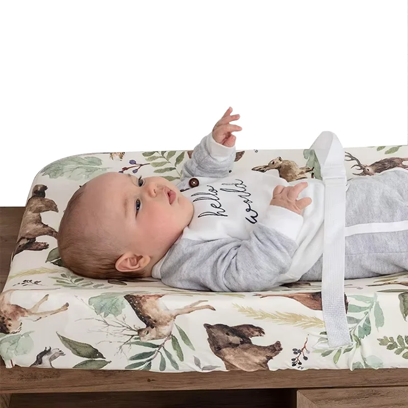 Baby-Newborn-Changing-Pad-Cover-Cotton-Print-Waterproof-Soft