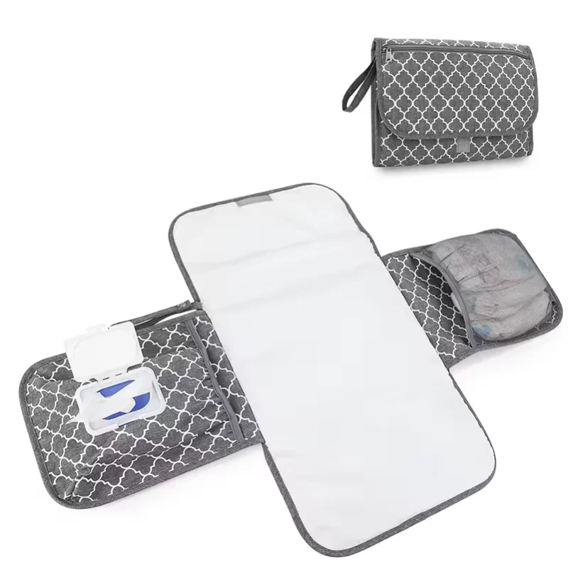 Baby-Portable-Diaper-Changing-Pad-Baby-Diaper-Changer-Travel-Bag-with-Wipes-Pocket-Smart-Design-Portable-Changing-Mat