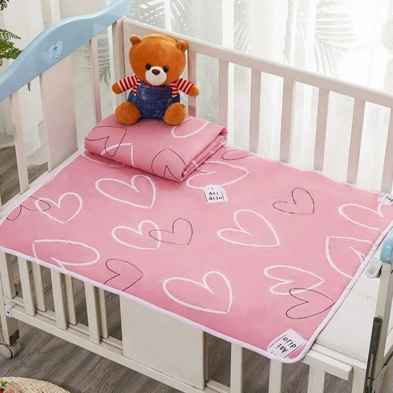 Baby-Portable-Eco-friendly-Washable-Waterproof-Changing-Mat-Mattress-Protector-Plain-Polyester-Acrylic-300tc-Urine-Pad-Home