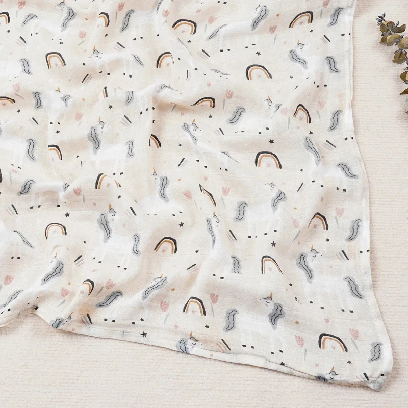 Baby-Soft-Digital-Printing-Bamboo-Cotton-Muslin-Blanket-Winter-Solid-Bedding-Set-Quilt-Infant-Bedding-Swaddle-Wrap