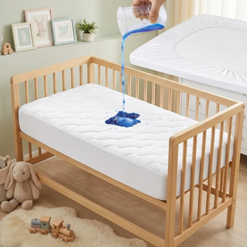 Baby-Soft-Microfiber-Plain-Mattress-Cover-Hypoallergenic-Silent-Waterproof-Breathable-Thick-Absorbent-Anti-Slip-Machine-Washable
