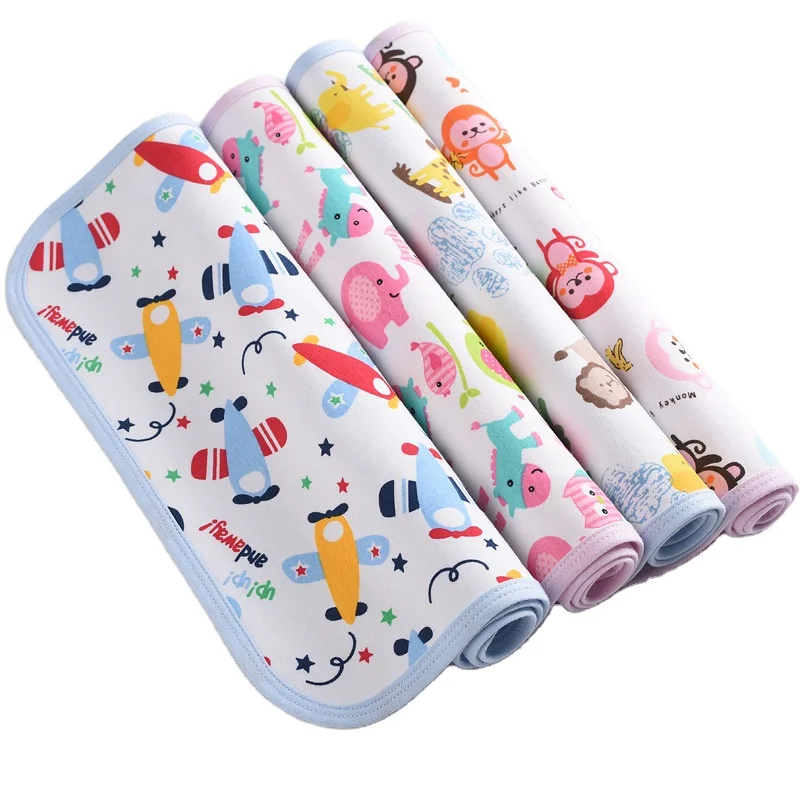 Baby-TPU-Waterproof-Changing-Mat-Pad-Baby-Washable-Urine-Pads-Waterproof-Bed-Pad-Washable-Mattress-With-Animal-Patterns