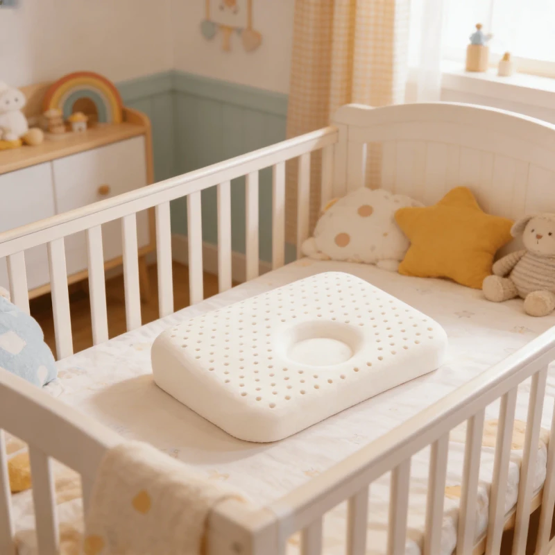 Baby-style-Modern-Latex-Pillows-Cervical-Support-Neck-Support-Lightweight-Natural-Filling-100-Cotton-Cover-Factory