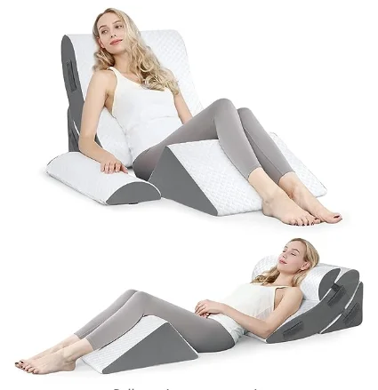 Back-Reading-Wedge-Bed-Pillow-Memory-Foam-Anti-Snoring-Wedge-Bed-Pillow-Triangle-Bed-Wedge-Pillow