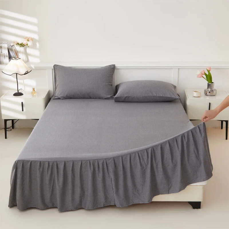 Bamboo-Fiber-Bed-Skirt-Soft-Breathable-Anti-Dust-Bed-Valance-for-Home-Bedroom