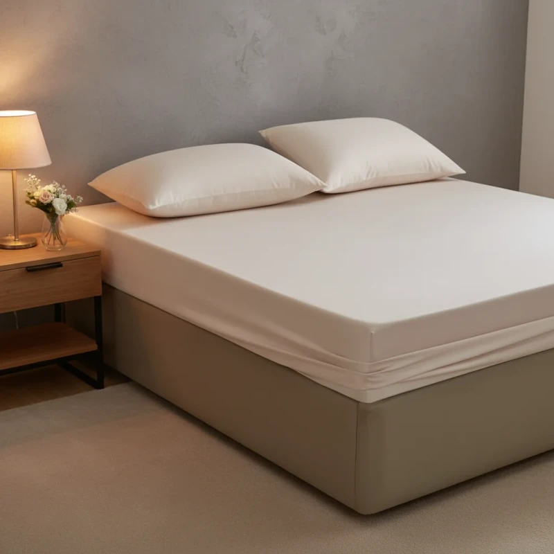 Bamboo-Fitted-Sheet-Set-3-Piece-Deep-Pocket-up-to-40cm-with-2-Pillowcases-Breathable-Hypoallergenic-Cooling-Bedding-Queen-King