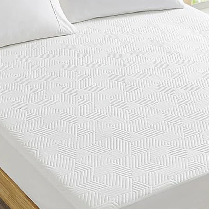 Bamboo-Mattress-Protector-Waterproof-Breathable-Soft-Fabric-King-Size-Cover-Bed-Mattress-Protector